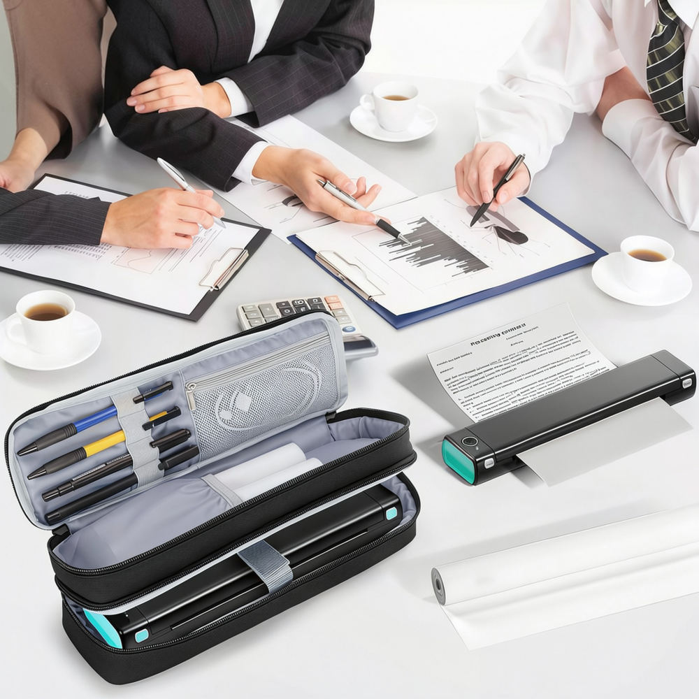 FWIWプリンター用、持ち運び可能なスキャンペン収納ケース。 - Tech Accessories Travel Organizer Pouch のレビューと価格