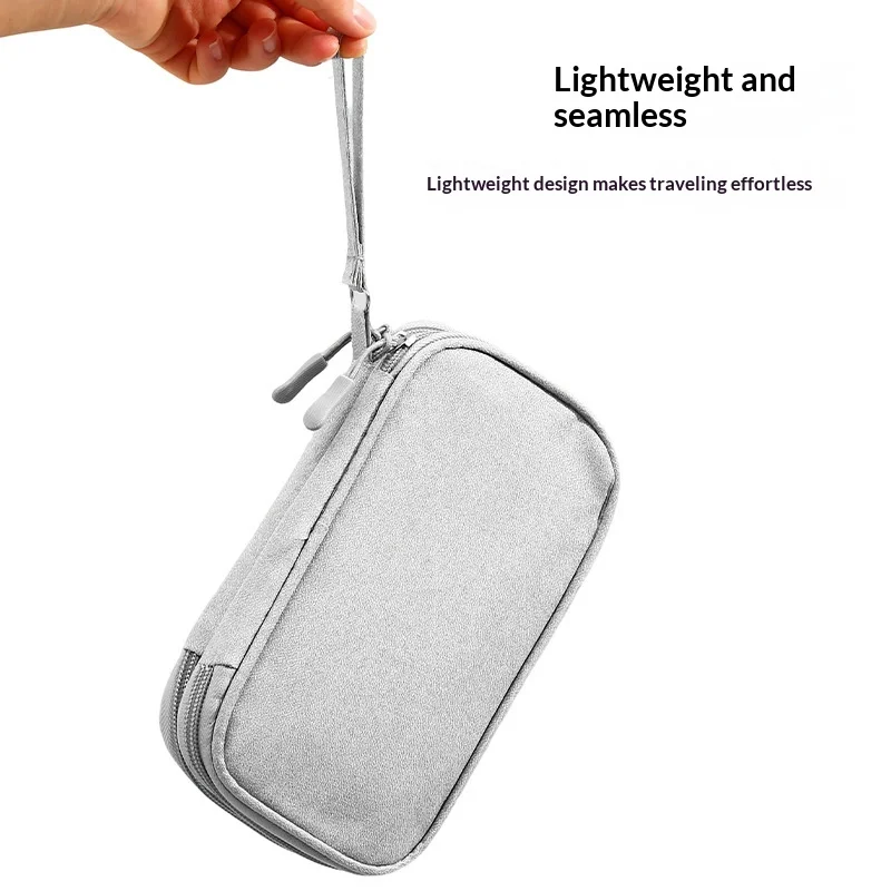 多層構造の旅行用ケーブル収納バッグ。防水仕様で、充電器、US - Tech Accessories Case のレビューと価格